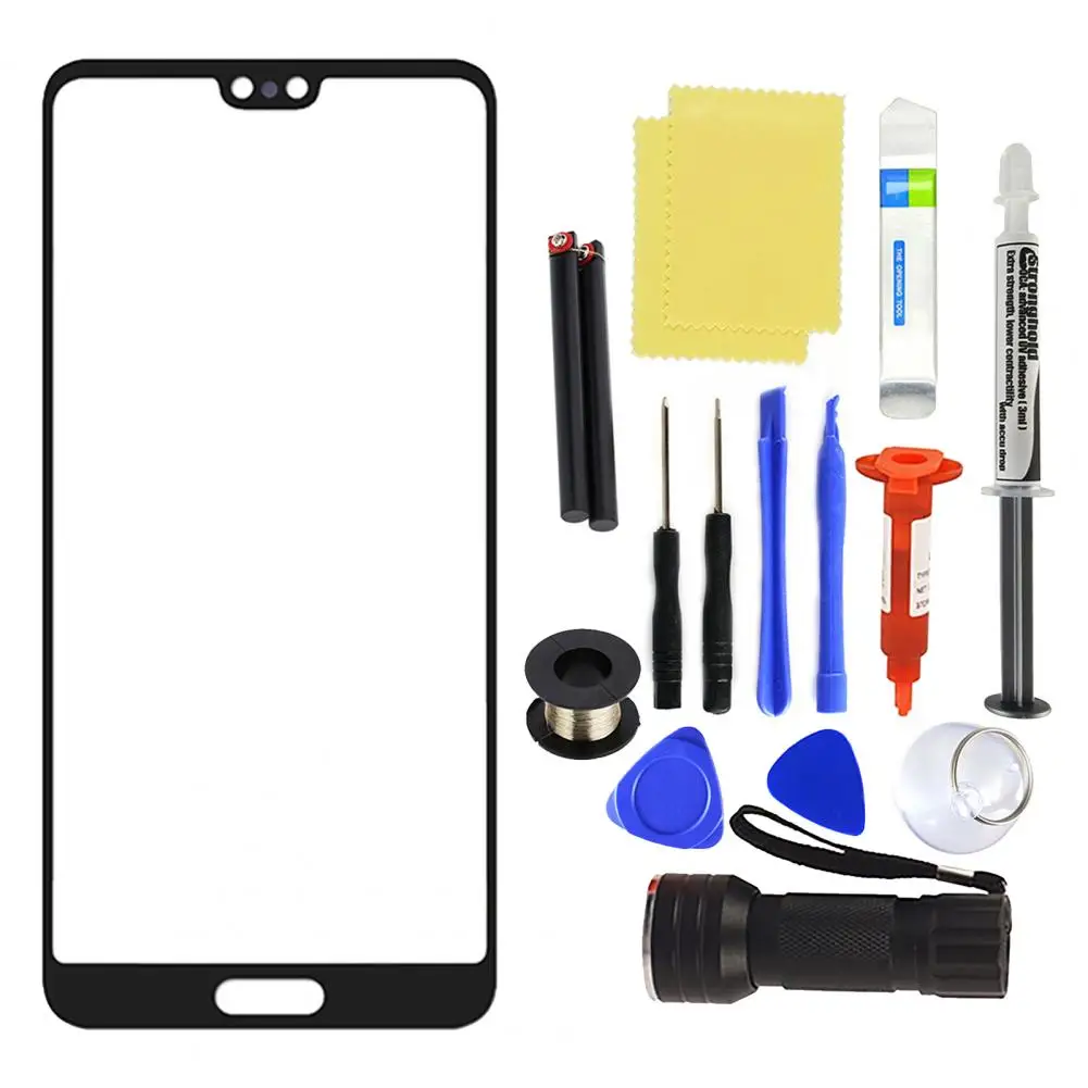 Phone Screen Replacement Tempered Glass Display Touchscreen Repair Kit for Huawei P20/P20 Pro/P40 Lite/Mate 20 Lite/Mate 30 Pro