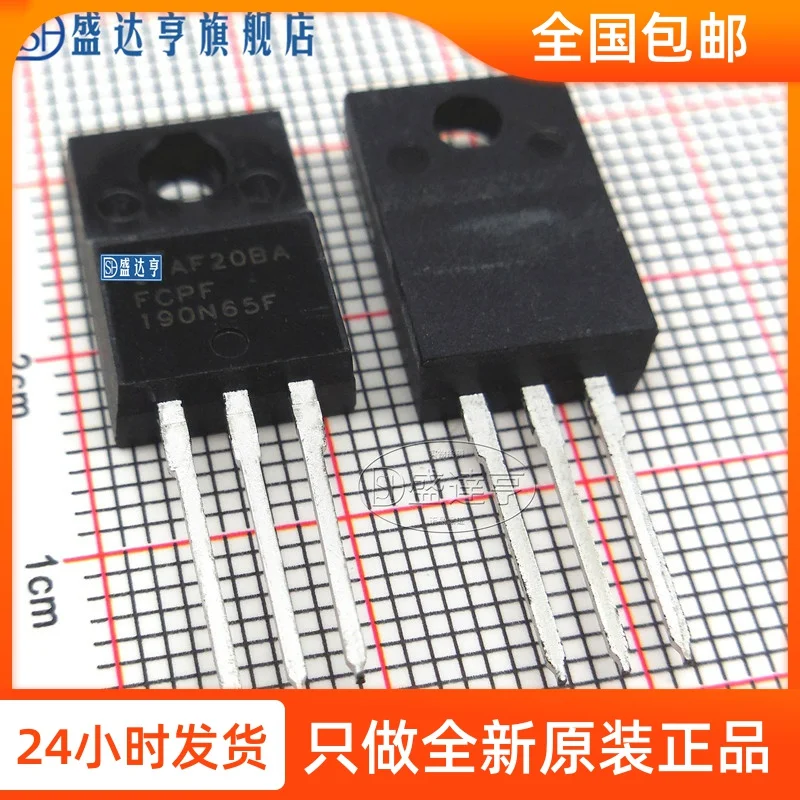 

FCPF190N65F 20.6A 650V TO220F DIP MOSFET Transistor NEW Original In Stock