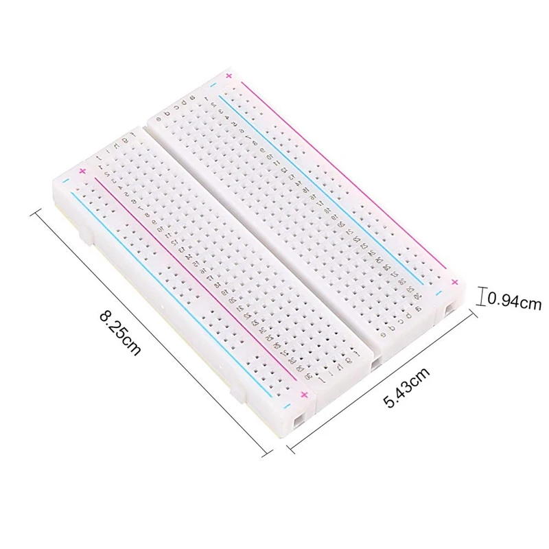 6Pcs Breadboard Voor Raspberry Pi 400 Pin Solderless Prototype Pcb Board Kit Voor Arduino Project