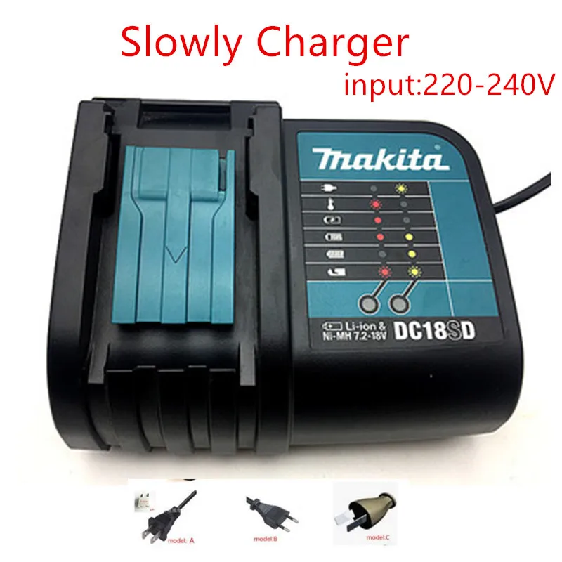 MAKITA DC18SD Charger 14.4-18V  BL1830B BL1840B BL1850B  BL1860B   replace for DC18RC