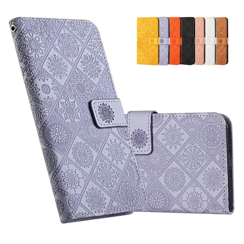 For OPPO Realme C3 5 Reno 4 Lite Pro Pattern Flip Walle Leather Phone Case For VIVO Y91 Y95 Y91i Y17 Y12 Y15 Y50 Y30 Back Cover