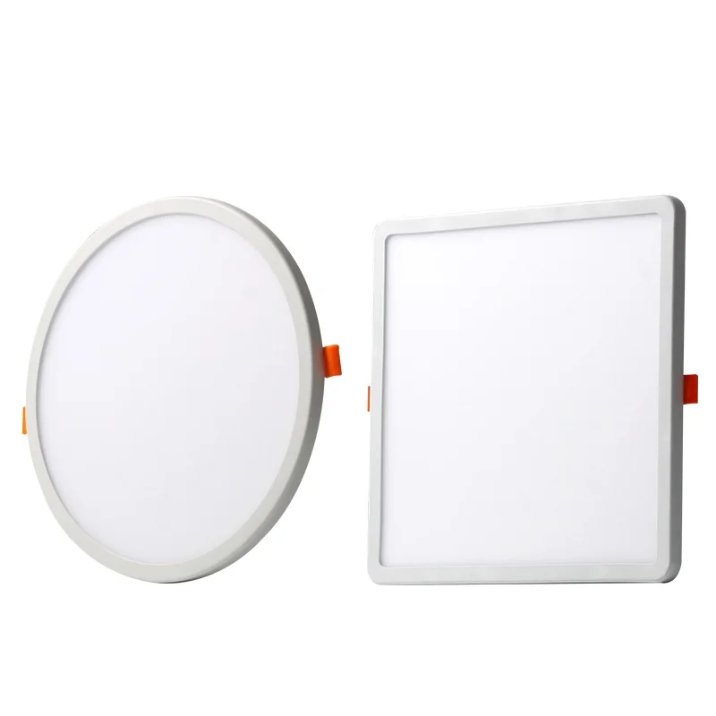 LED Panel Light Ultra thin Recessed Downlights 6W 8W 15W 20W 110V-220V Round Square Ceiling Panel lamp