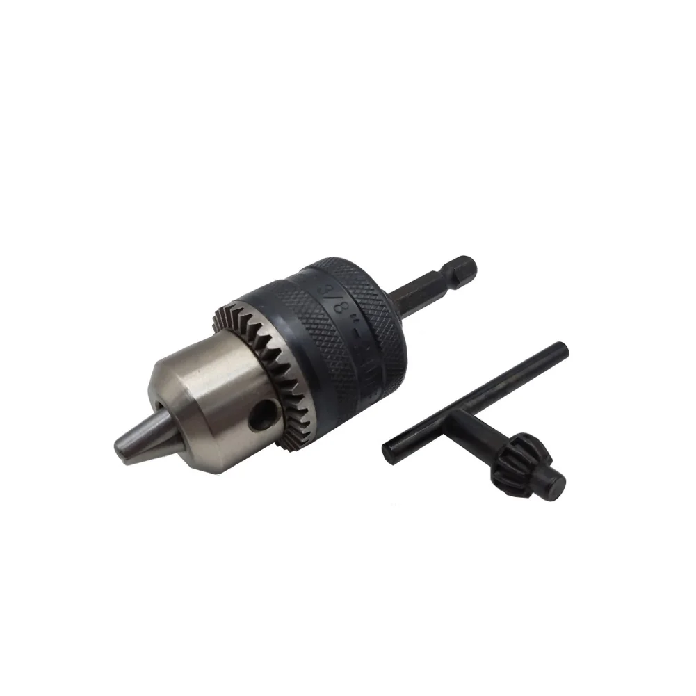 1.5-10mm Precise Drill Chuck Converter 3/8\'\'-24UNF Thread Quick Change Adapter SDS-Plus Shank 1/4\