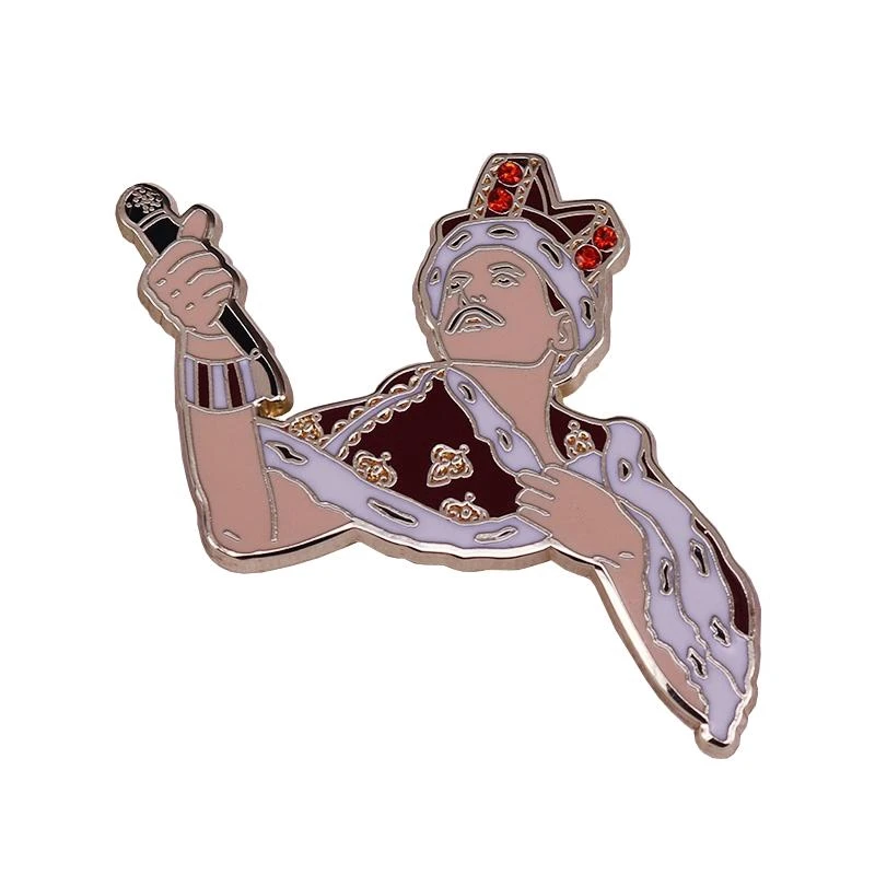 Freddie Mercury Pins Queen Rock Band Enamel Pin Badge Brooch Musical Idol Accessory