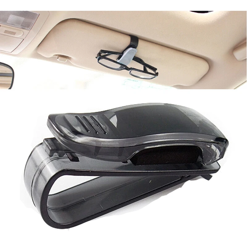 Auto Fastener ABS Car Vehicle Sun Visor Sunglasses Eyeglasses Glasses Holder Card Ticket Pen Clip Automotive Accessories