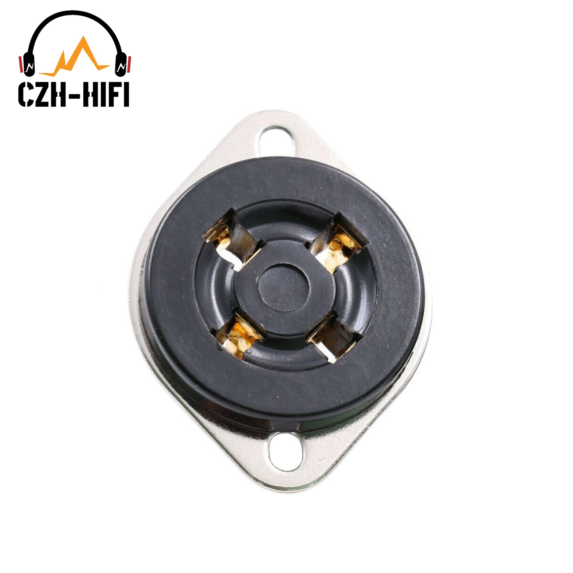 1 pz 4in presa tubo Base valvola in bachelite per 300B 811 45 50 71A 2 a3 amplificatore tubo Vintage elettronico Audio HiFi fai da te