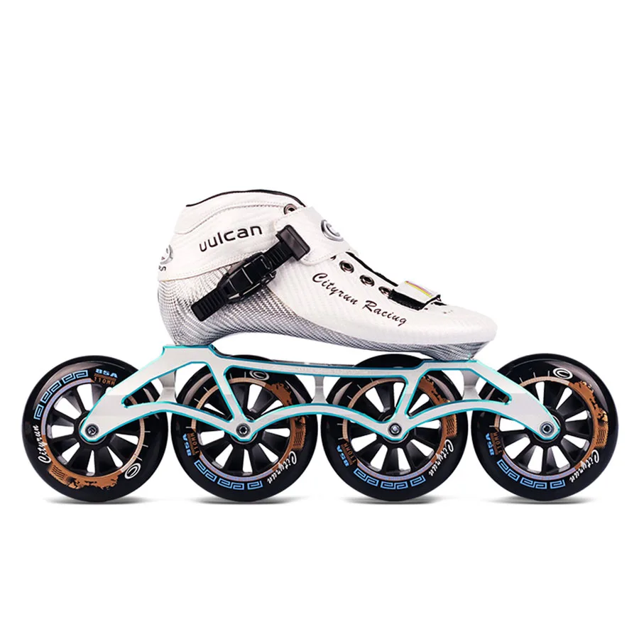 Cityrun-Patins De Fibra De Carbono Para Corrida, Patinação De Velocidade Patines, 4 Rodas, Patins De Competição Profissional, Similar Powerslide