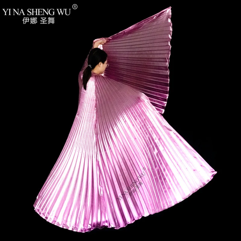 New Children Belly Dance Wings Bollywood Oriental Design Egypt Isis Wings Belly Dance Accessories Split Wings Without Sticks Bag