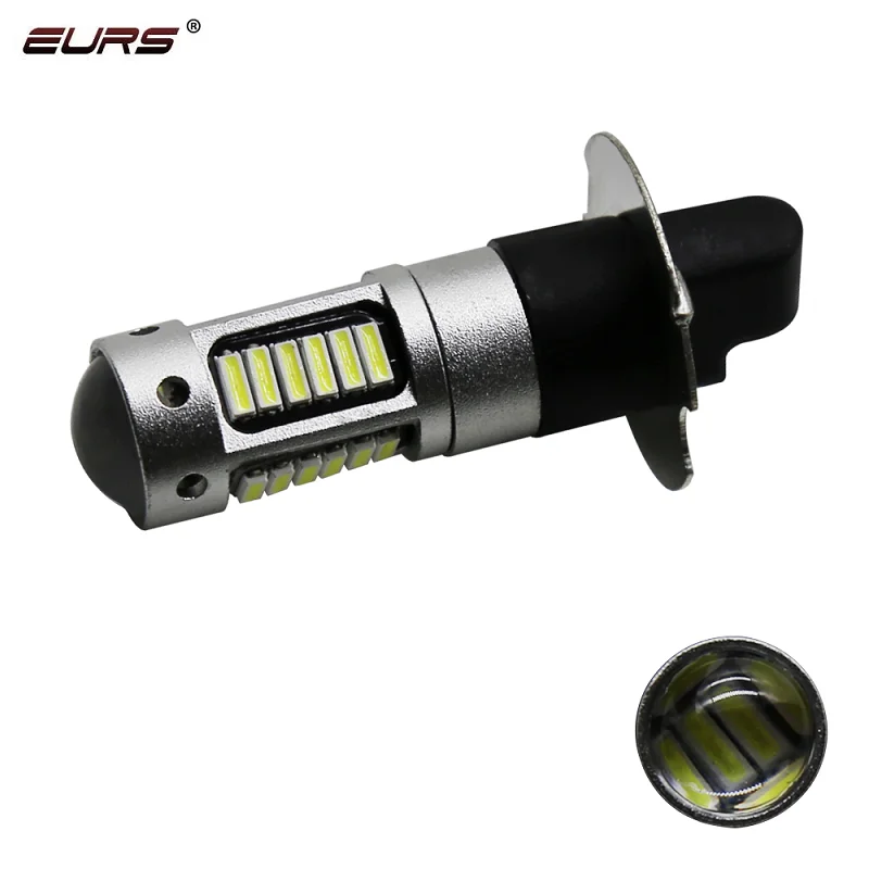 2pcs H1 H3 H27 880 881 PW24W LED Fog Light Bulbs Car Auto LED Running Lamp Driving Bulb Fog Lamp White Red Yellow Blue view 2