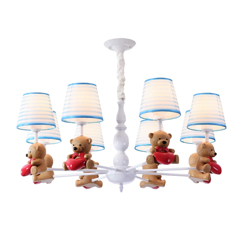 

Specially design cartoon bear shape kids room pendant lights led hanglamp for children bedroom decor luminaire suspension