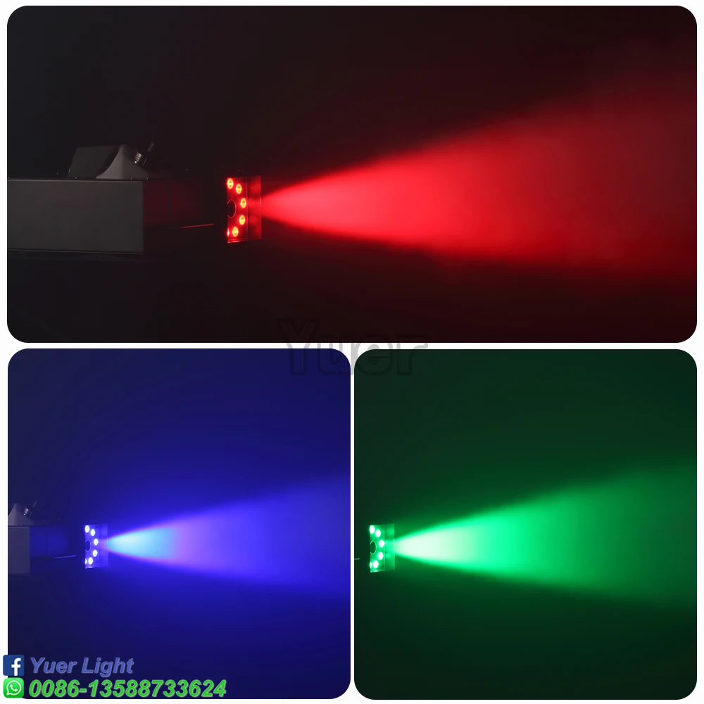 YUER 1500W RGBW LED Rookmachine DJ Disco Verlichting Effect Lichten LED Party Bar Par Licht Stroboscoop Laser lamp Rookmachine
