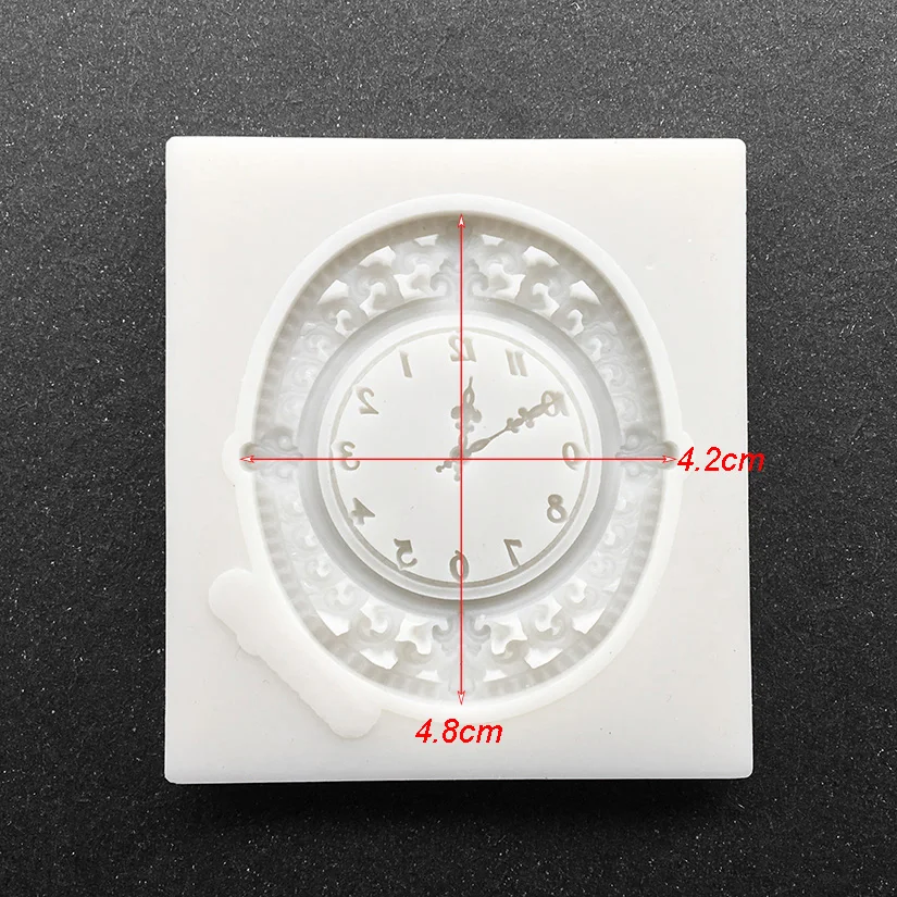 Clock Silicone Mold Sugarcraft Chocolate Cupcake Baking Mold Fondant Cake Decorating Tools