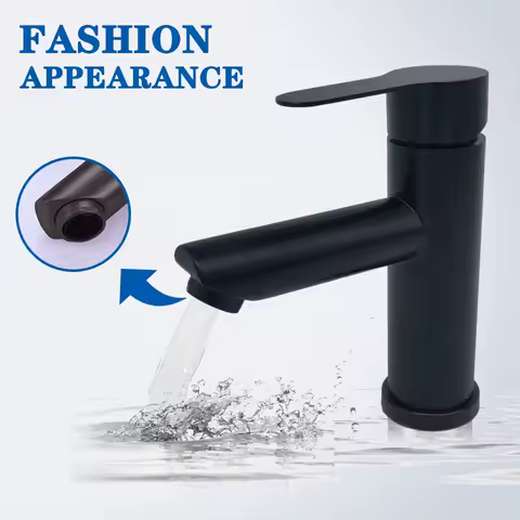 Bathroom Faucets Hot and Cold Mixer Faucets Vanity Bathroom Kitchen Deck Mounted Bathroom Sink Faucets（hose not include）