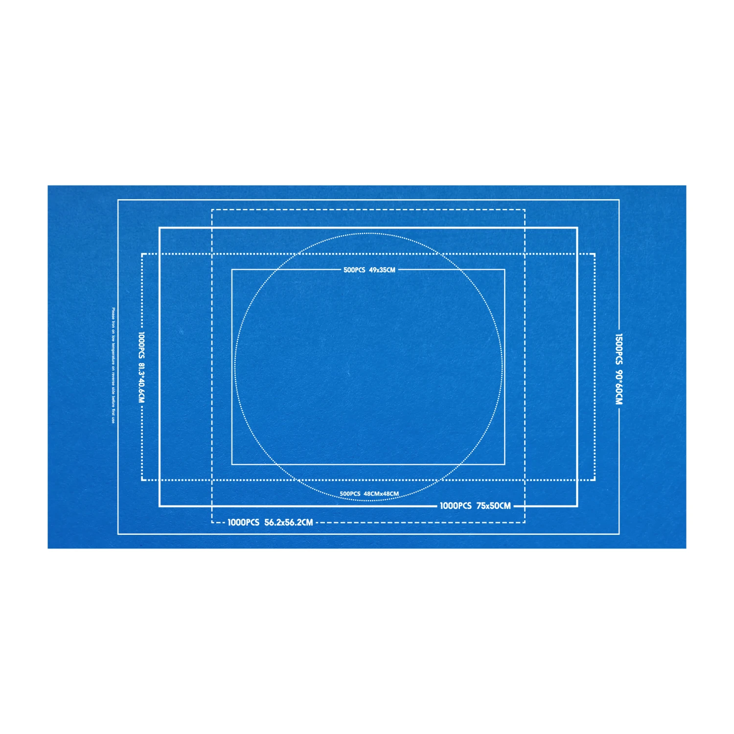 26 × 46インチパズルパッドジグソーパズルロールフェルトマットプレイマットパズル毛布最大1500個収納パズルロルマットteppichマット