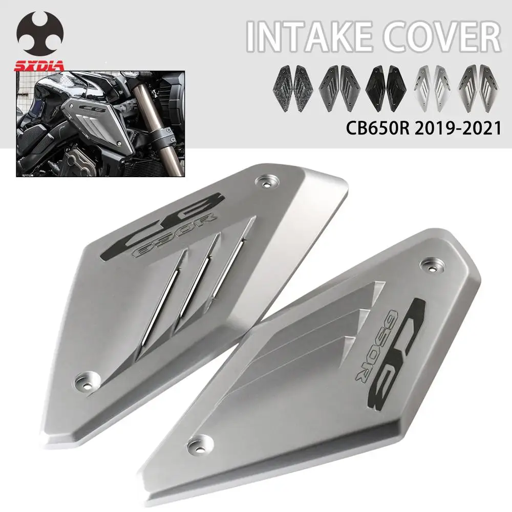 For Honda CB650R CB 650R 2019 2020 2021 Motorcycle Frame Side Panel Intake Pipe Protective Guard Cover Shell Protector Motocross