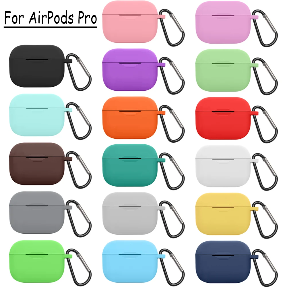 Silicone Cover For Apple Airpods Pro Wireless Bluetooth Headset Protective Case For Airpods 3 Protector box shell