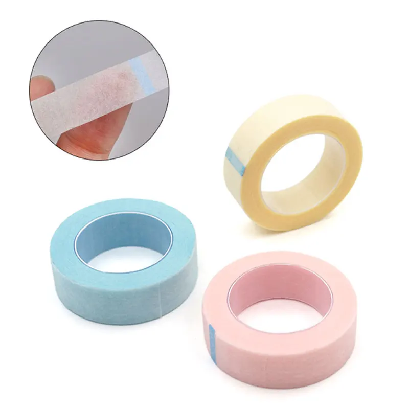 Breathable Eyelash Extension Tape Easy To Tear White Silk Paper Under Patches Grafted Lashes Lint Free Eye Pad Makeup Supply