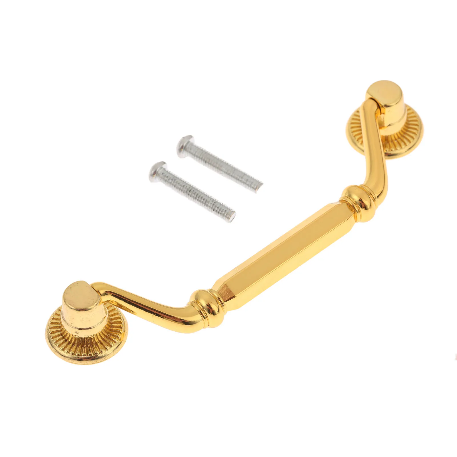 Golden Handle Vintage Pull Brass Knob 114mm*35mm gold Luggage suitcase Cabinet Bookcase Drawer Kitchen Decor Furniture Hardware