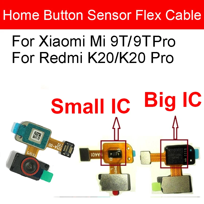 Connecteur de capteur d'empreintes digitales sous l'écran, lecteur d'empreintes digitales, câble flexible, Xiaomi Redmi Mi 11 10Lite 9 CC9 9T Pro Mi 10 CC9E