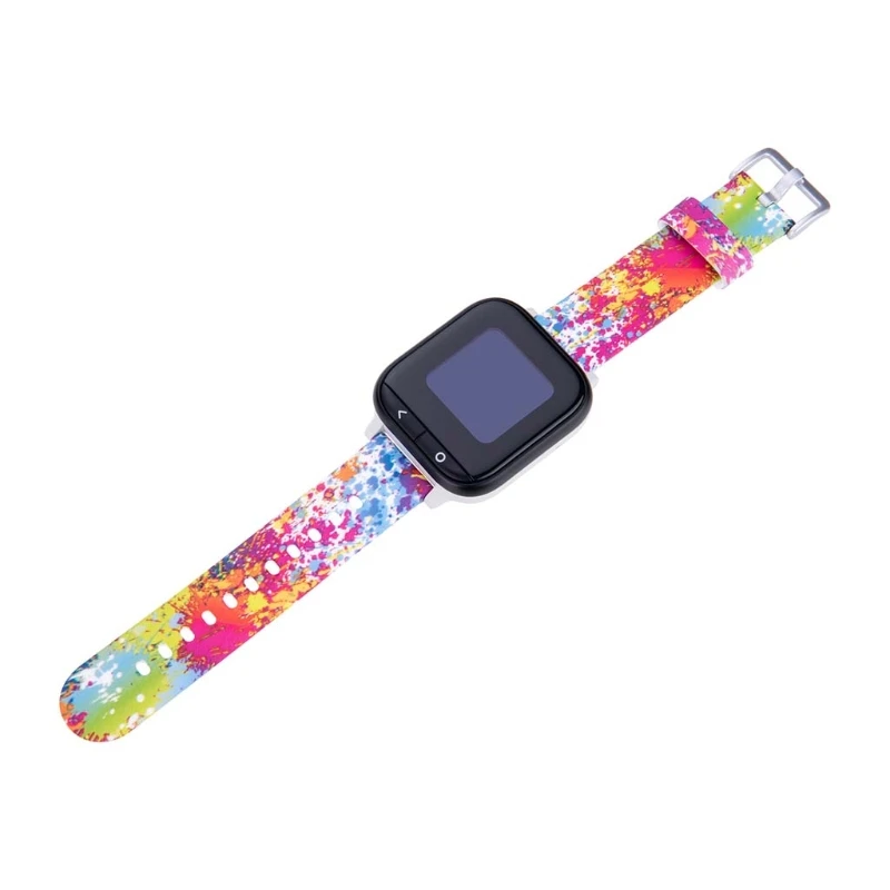 Universal 20mm For Child Watches Kid Watch Silicone Wristband Adjustable Pin Buckle Replacement Watch Bracelet Strap