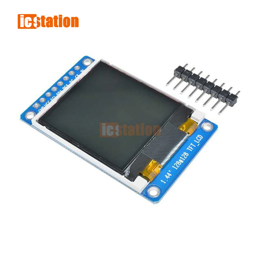 1.44 Inch TFT LCD 65K Color 128x128 Display Screen SPI Serial Port Module ST7735 for 51 ARM Arduino