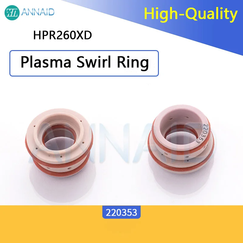 Pipa Semprot Pemotong Plasma Kawat Hafnium Tembaga Impor 220439 220354 Elektroda 220435 220354 Perisai 220764 220761 Cincin Swakarya 220436