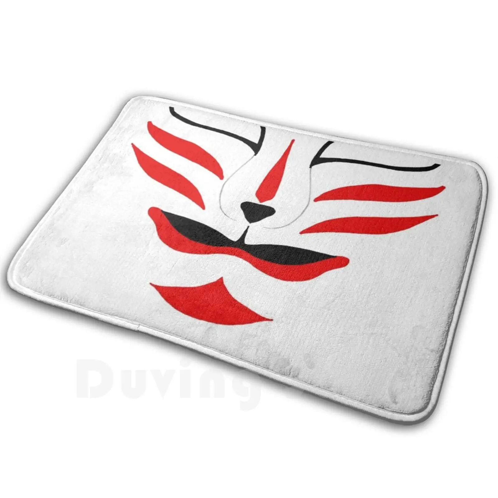 Alfombra Alfombra Cojín Suave Antideslizante Japonismo Fox Japonés Diseño Japonés Fox Inari
