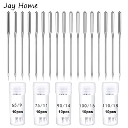 10/50Pcs Sewing Machine Needles 65/9 75/11 90/14 100/16 110/18 Universal Machine Needle Regular Point for Home Sewing Machine