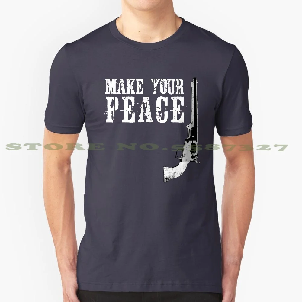 

Футболка из 100% хлопка с надписью Make Your Peace