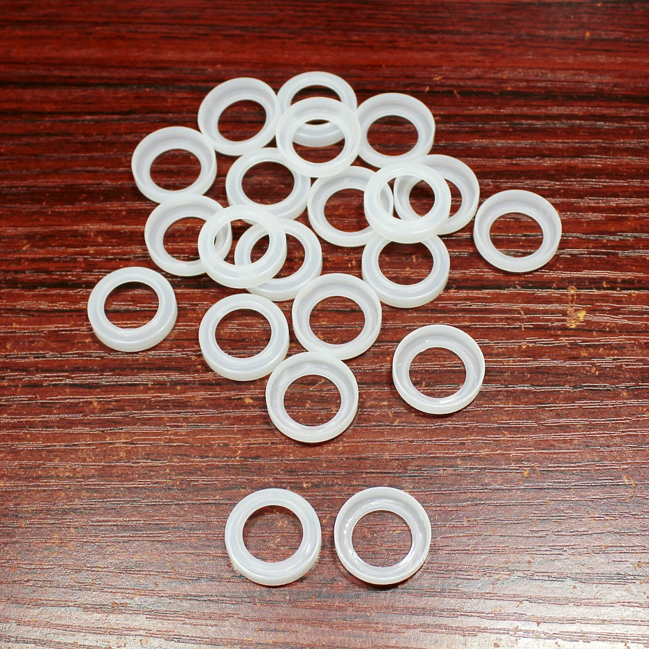 100pcs/lot Lithium battery cap 18650 lithium battery fittings gaskets white aprons nickel metal hydride cadmium meson