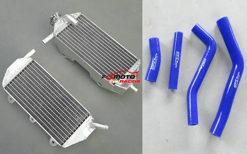 L&R Aluminum Radiator + Hose For 10 11 2010 2011 Yamaha YZF450 YZ450F