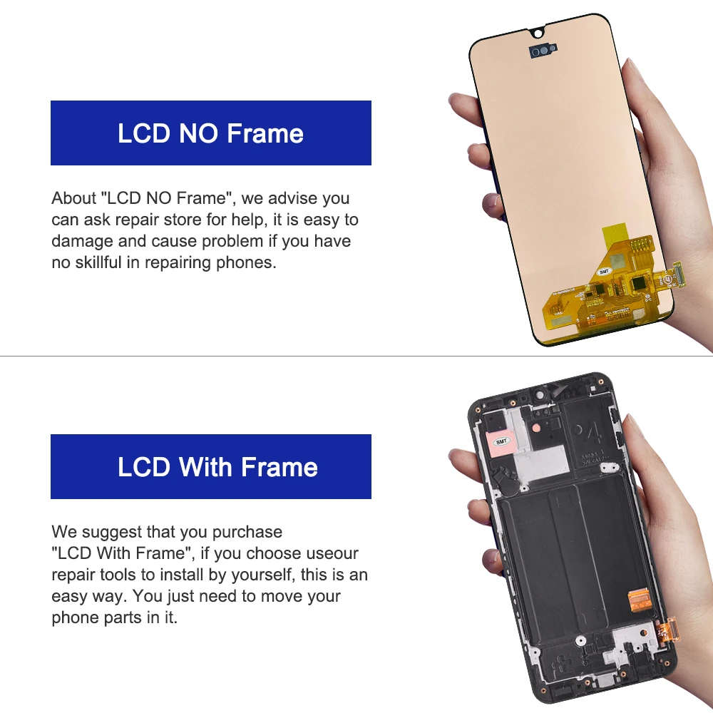 Imagem -03 - Substituição do Digitador da Tela Sensível ao Toque para Samsung Galaxy A40 Tft Oled Display Lcd A405f A405fn A405fm