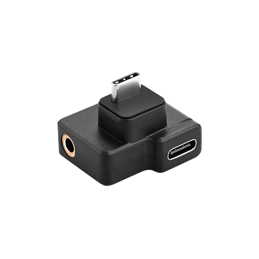 Pour DJI Osmo Action iler 3.5mm Adaptateur USB-C audio externe 3.5mm support micro pour prise TRS DJI Osmo Action Accessoires