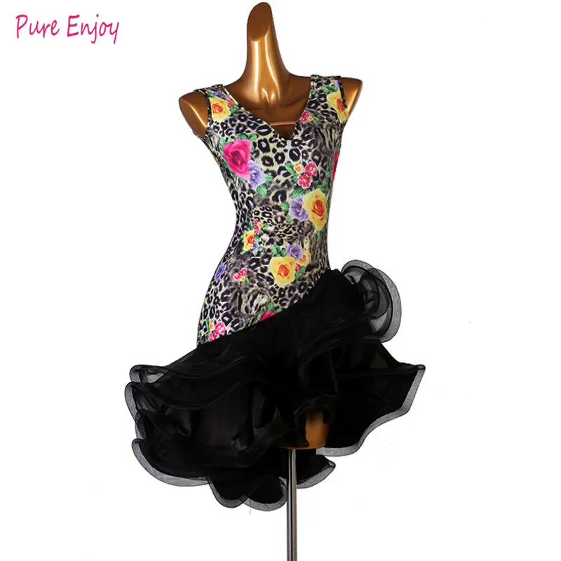 New Adult/Children Latin Dance Dress Women Girls/Lady Cha Cha/Rumba/Samba/Tango/Ballroom Dance Skirt Vestido De Baile Latino