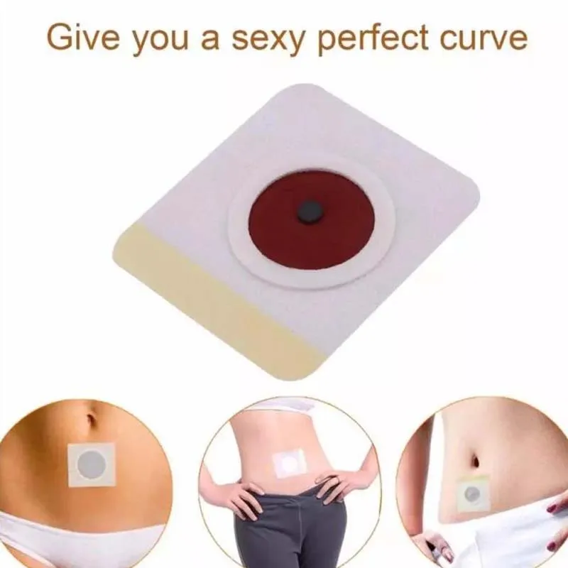 10/100pcs Weight Loss Navel Stick Chinese Medicine Magnetic Slim Fat Burning Slimming Diets Slim Patch Pads Detox Adhesive Sheet