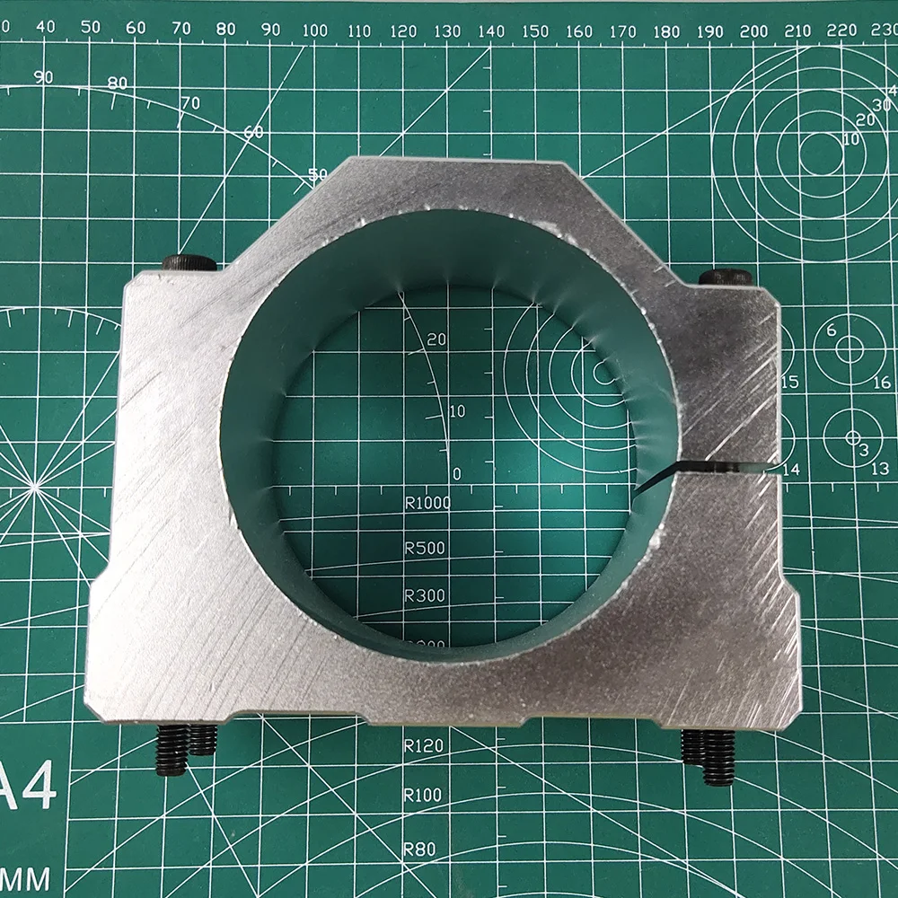 Cncスピンドル器具80ミリメートル取付ブラケットcncのルータスピンドルブラケット0.8KW 1.5KWフライス彫刻機スピンドル