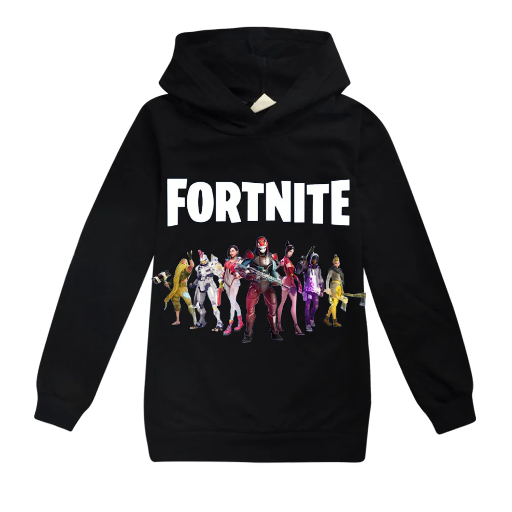 fortnite hoodies Boys T Shirt Long Sleeve Children T-Shirts Cotton Spring Autumn Kids Girls Tops Children Clothes 3-12Y