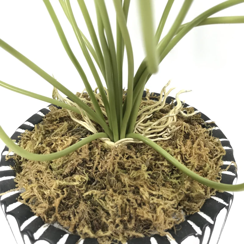37cm 18 Heads Artificial Lotus Plants Green Leaves Plastic Tree Fake Bonsai Plants Real Touch Copper Leafs For Home Office Decor