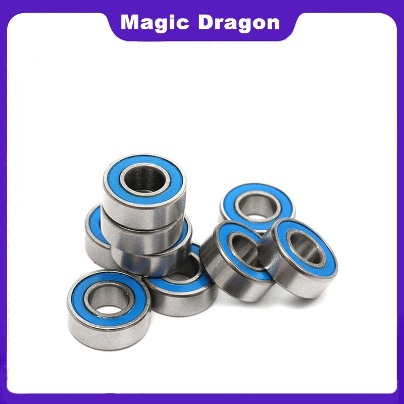 10/50PCS MR105-2RS Bearing ABEC-5 5x10x4 mm Miniature MR105RS Ball Bearings Blue Sealed Bearing MR105 2RS 5*10*4mm