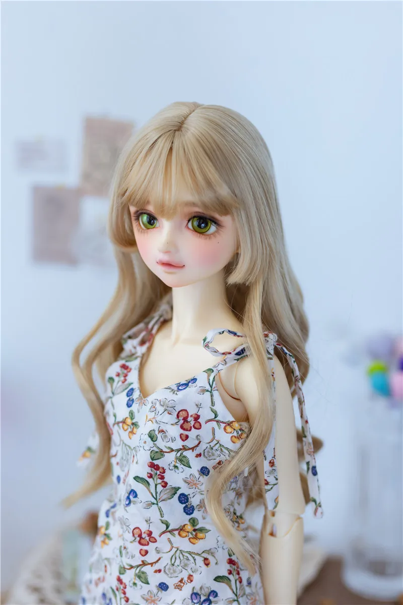 BJD/SD  Wig Suitable for 1/3,1/4,1/6  dolls wig high temperature silk long curly hair bjd doll accessories(no doll)