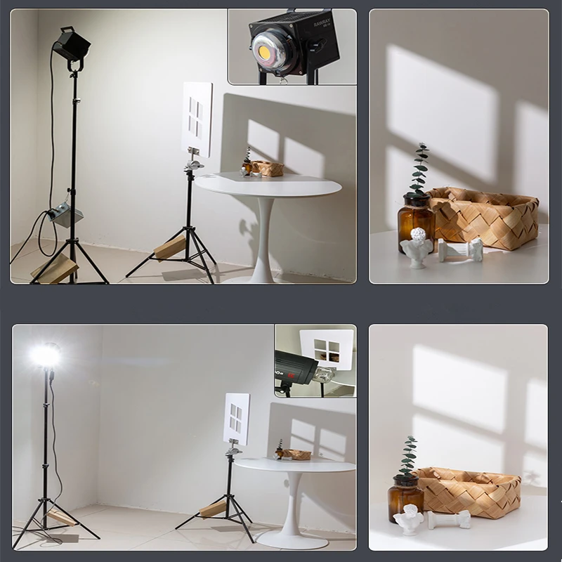 48x38cm Creative Photography Light And Shadow Grid Wooden Board Shadow Maker Photography Equipment Props