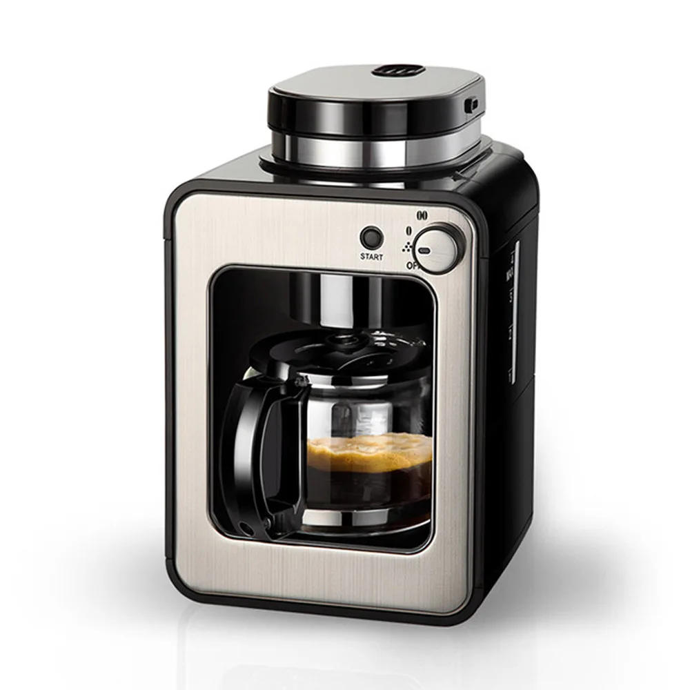 

Freshly Ground Coffee Machine Household Automatic All-In-One Machine Bean Powder Dual-Use American Mini Coffee Machine