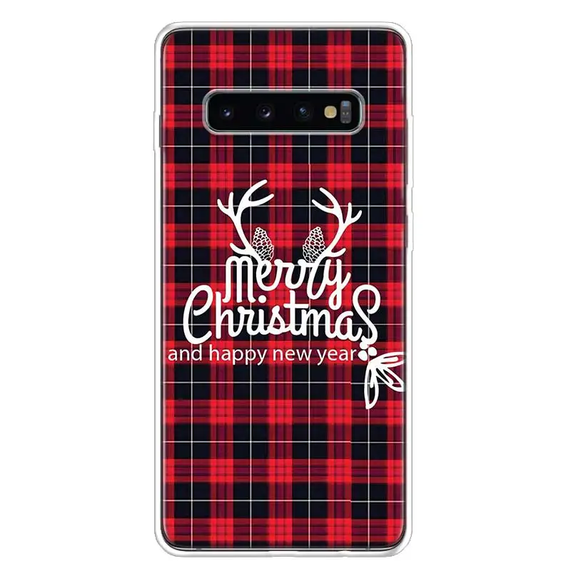 Merry Christmas decoration For Samsung Galaxy S24 S23 S21 S22 Ultra S10 Plus S20 FE Phone Case S10E S8 S9 + Housing Shell Coque