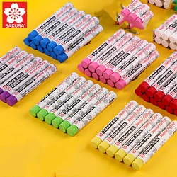 12Pcs/Box Sakura Mini Cray-pas Junior Artist Oil Painting Stick Oily Safe Non-toxic Waterproof Brush Set 24 Colors for Children