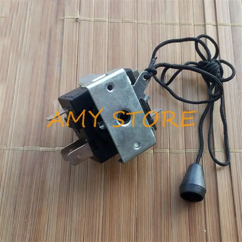 1Pc Electric Room Heater 3Pin 5Pin Rotary Switch Selector AC 250V 16A Pull Wire