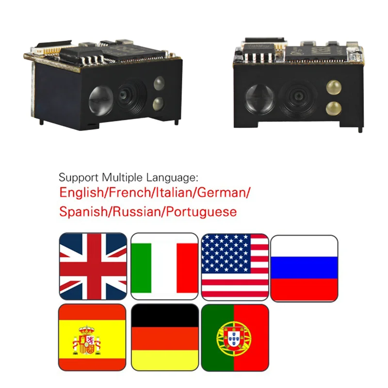 Kiosque Raspberry PI Scanner de codes à barres, Module de lecteur de codes QR 2D, Interface TTL/RS232/USB, lecteur de codes à barres