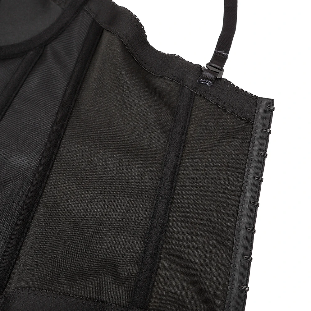 Corset Top Women Sexy Boned Corsets And Strap Bustier Vest Gothic Clothes Overbust Fashion Costume Black White Sleep Wear Corset