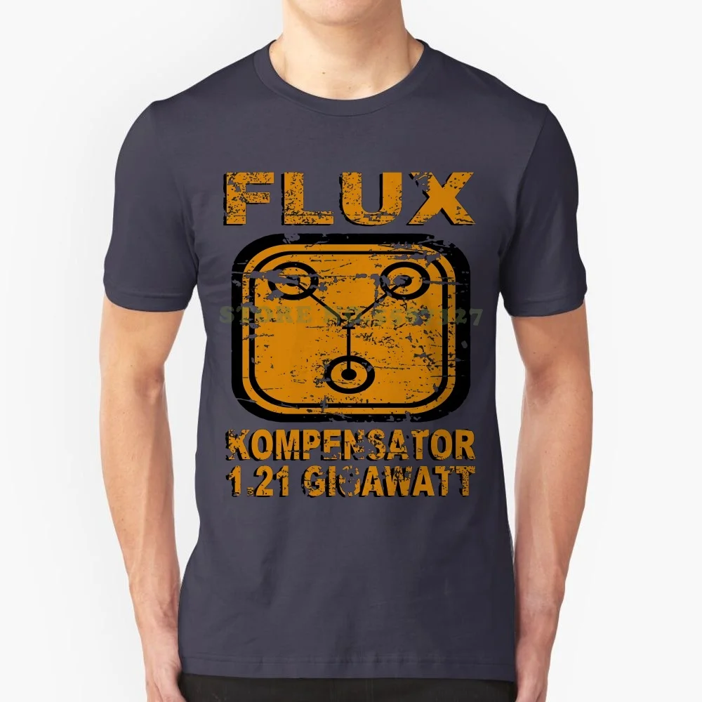 

Tlm Flux Kompensator 1,21 гигаватт футболка Herren аниме футболка для мальчиков Топ Футболка хлопок