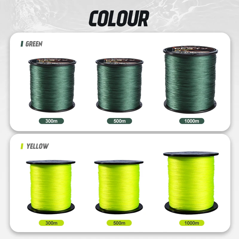 which is better 4 or 8 strand braided fishing line Hunthouse 4/8 Strand PE Braid Fishing Line 16-50LB