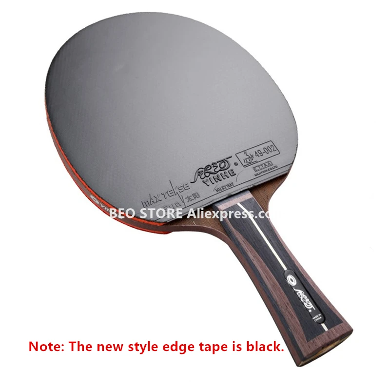 YINHE 12 estrelas raquete galáxia arbalest esponja carbono ataque rápido loop raquetes de tênis de mesa ping pong bat